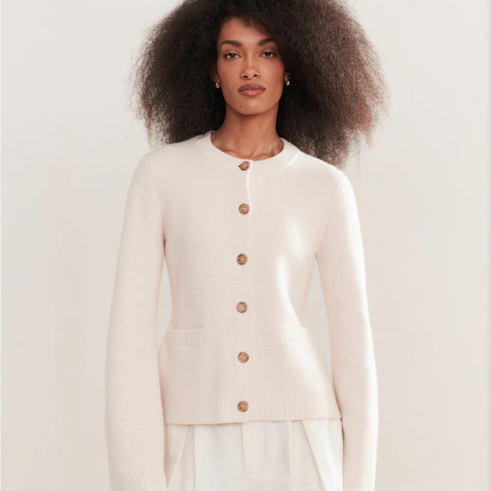 Jenni Kayne Cooper Cardigan - Ivory - NWT - Size XS